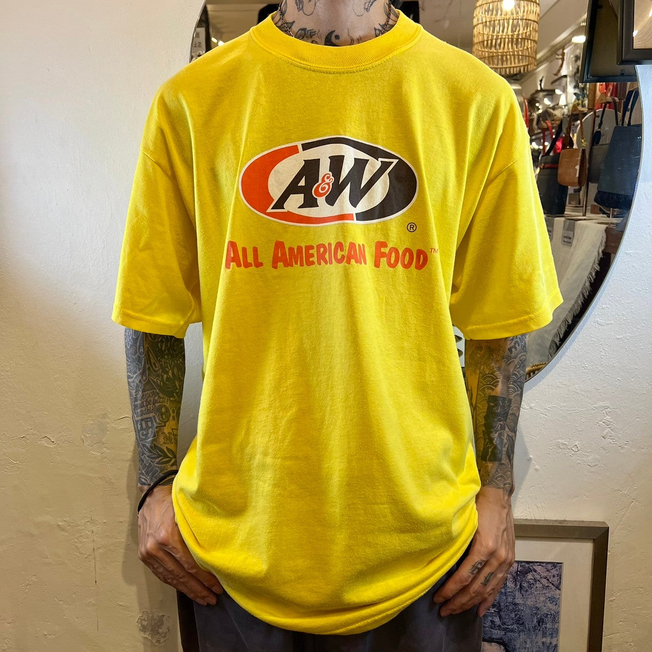 90s-00s JERZEES 企業T-shirt