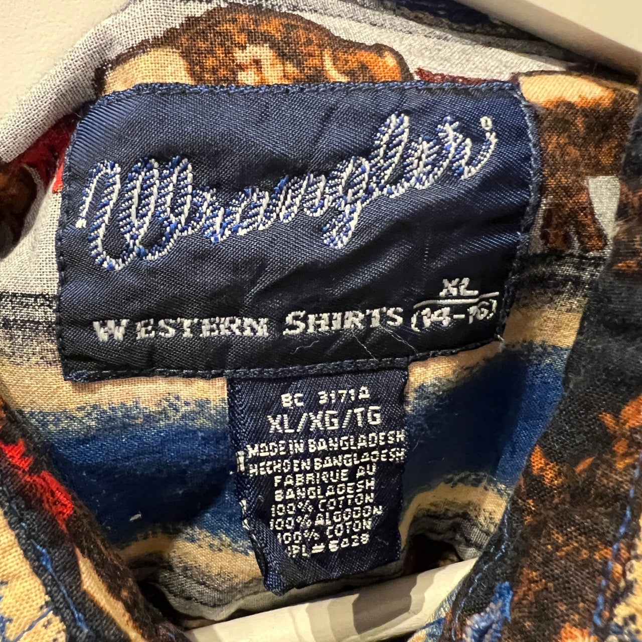 90’s Wrangler ウエスタンシャツ