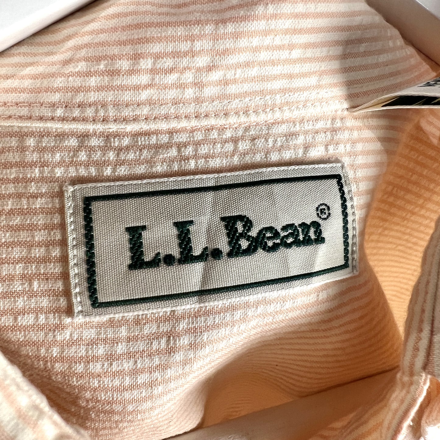 90s-00s L.L.Bean シアサッカー半袖シャツ