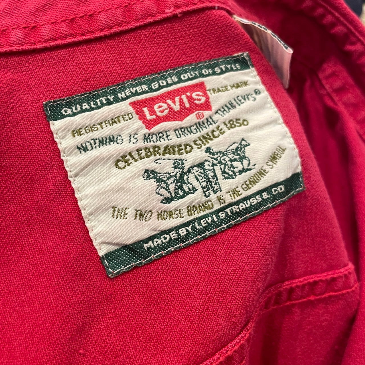 90s Levi’s コットンシャツジャケット