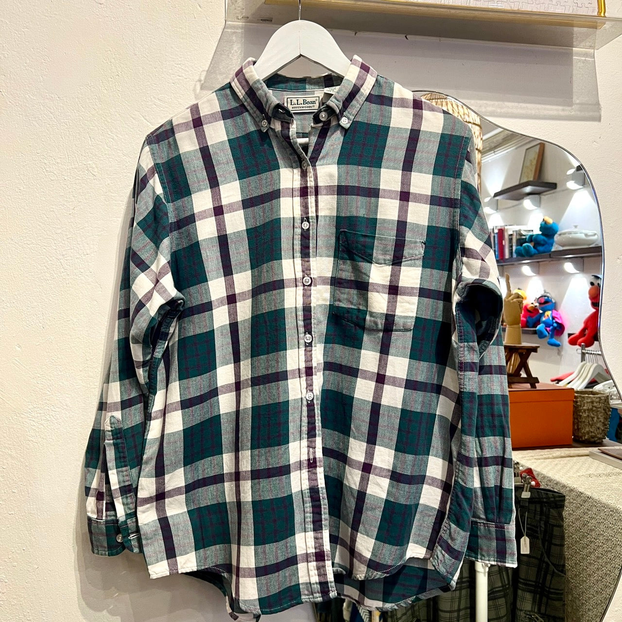 90’s LL Bean チェックシャツ