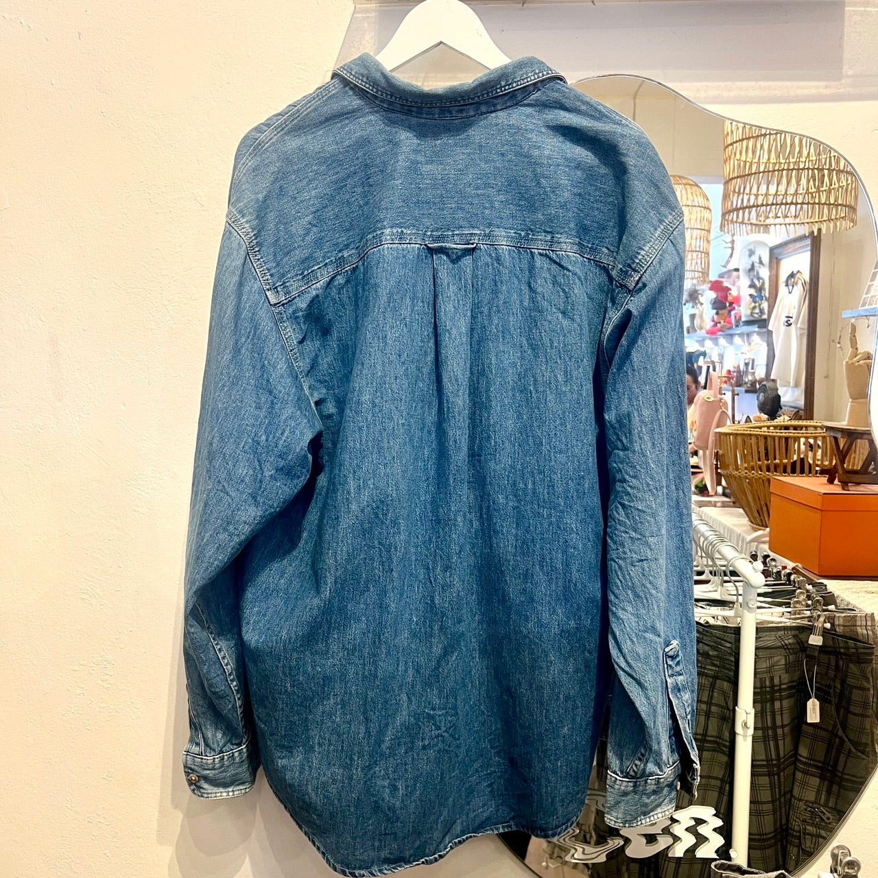 80’s-90’s エディーバウアー デニムシャツ