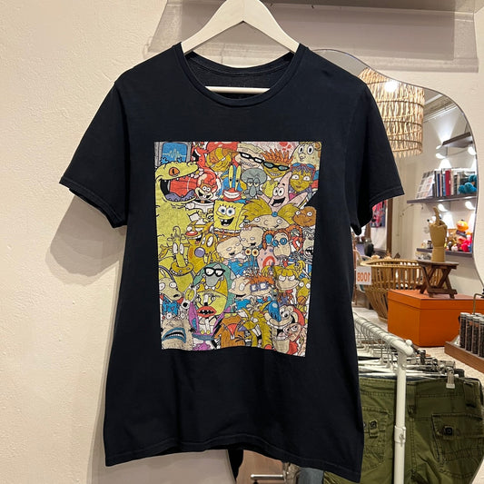 海外オフィシャル ニコロデオン 集合オールスターT