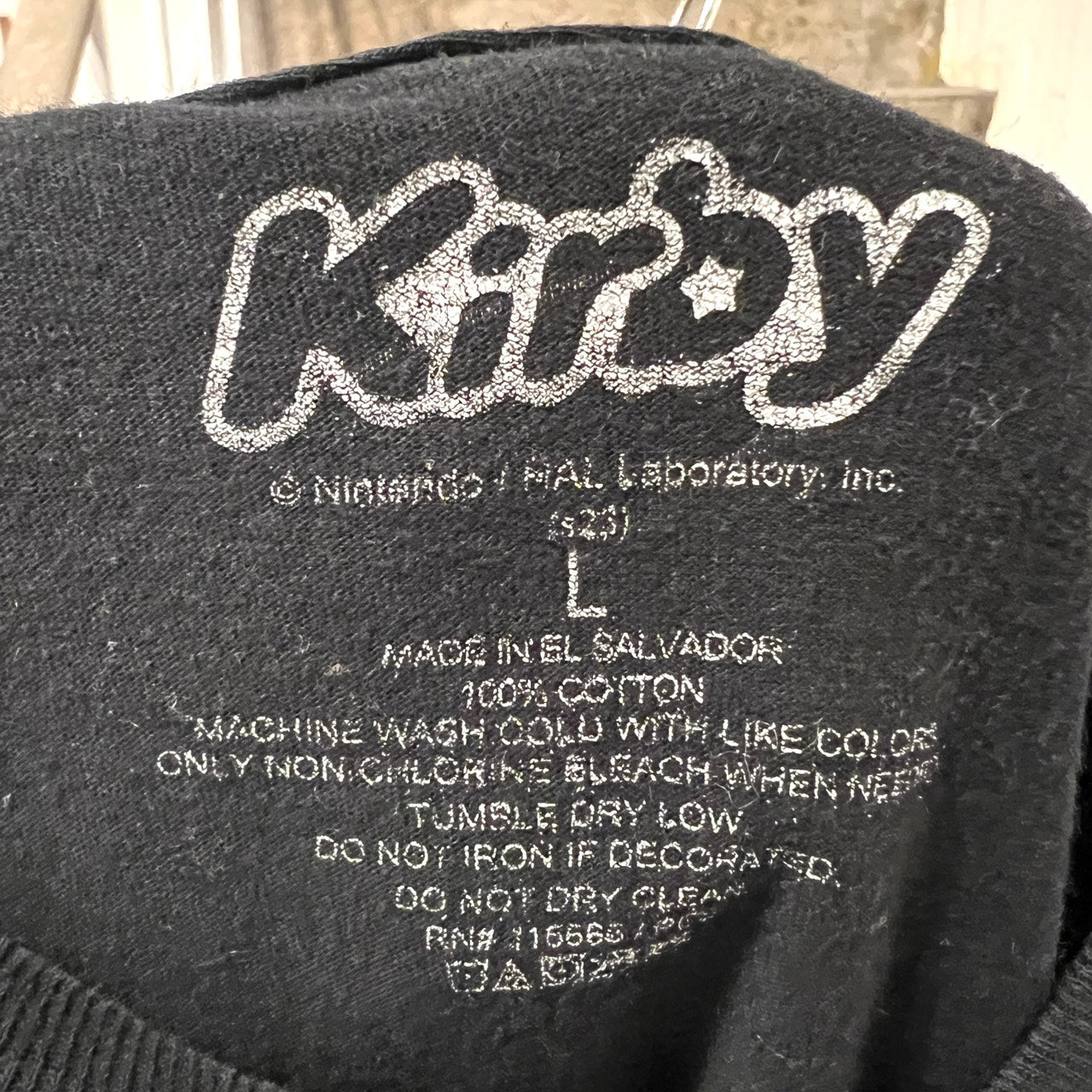 海外オフィシャル 星のカービィ ファイヤーカービィプリントT